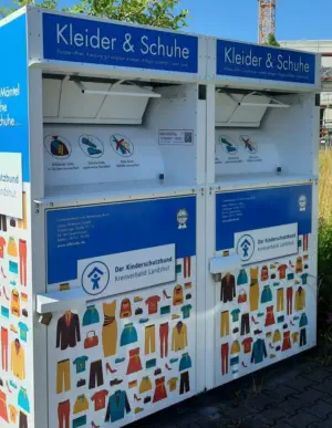 Altkleider Container Kinderschutzbund Landshut