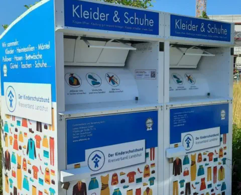 Altkleider Container Kinderschutzbund Landshut