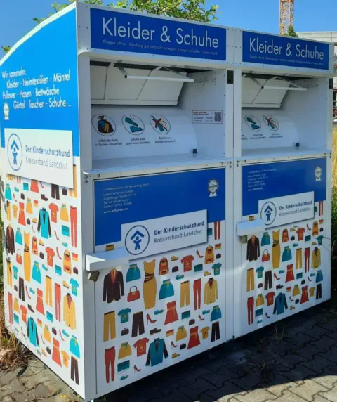 Altkleider Container Kinderschutzbund Landshut